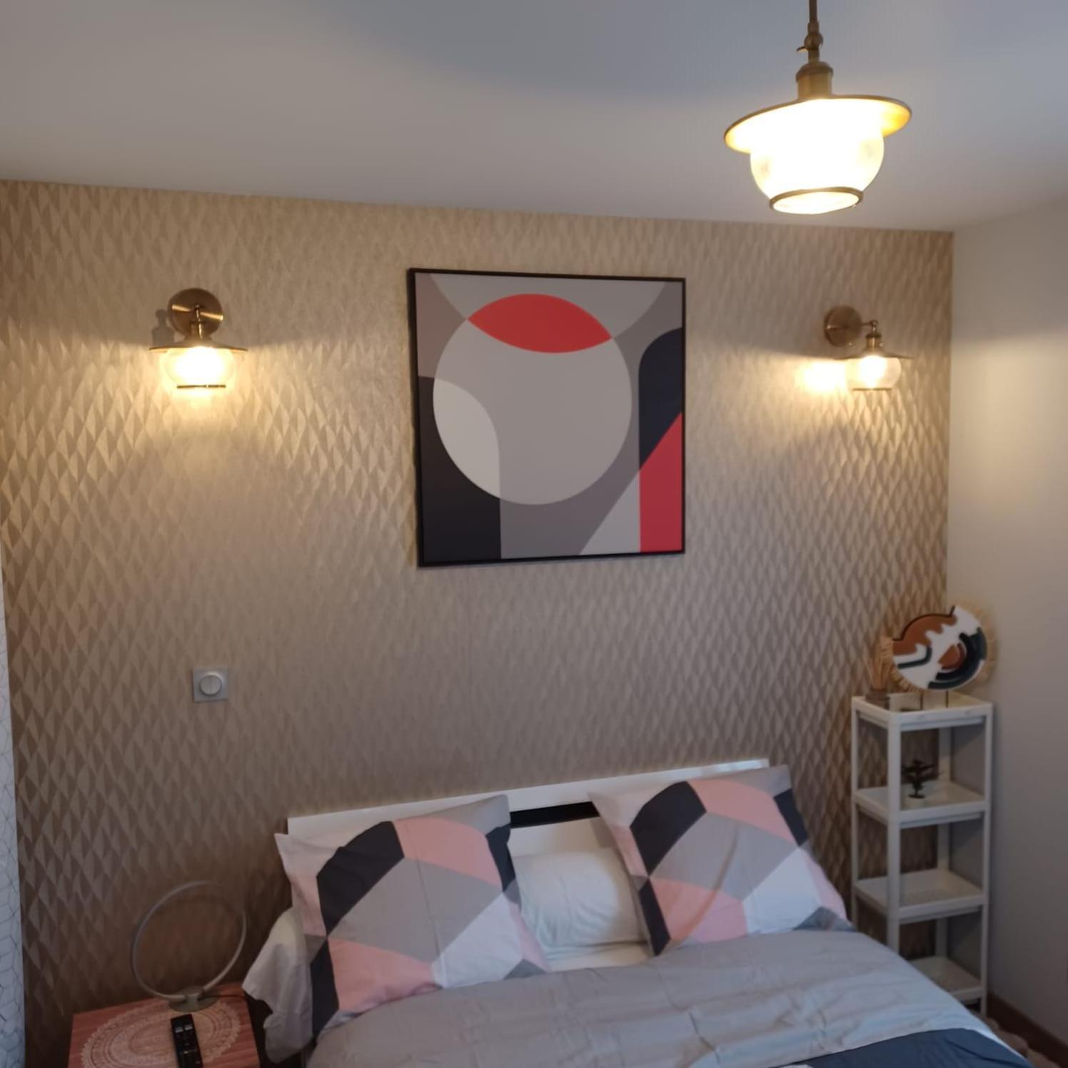 Chambre Privee/Climatisee+Tv /Petit Dejeuner Inclu/Tout Confort Nevers Luaran gambar